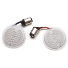 Kuryakyn Red/red Rear Luminez Led 1157 Bullet Style Turn Signal Inserts - 2938. Fixed Price $53.99.