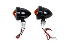 Led Bullet Turn Signal Set Black With Amber Lens For Harley-davidson. Fixed Price $81.99.