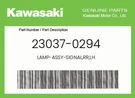 Kawasaki Genuine Lamp-assy-signal,rr,lh 23037-0294. Fixed Price $54.92.