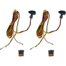 Custom Dynamics Black Micro Bullet Dual Color Amber Red Led Front Turn Signals. Fixed Price $69.95.