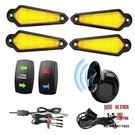 Utv Atv Sxs Turn Signal Kit With 110DB Horn, 4PCS Amber Led Blinker Sword. Fixed Price $147.72.