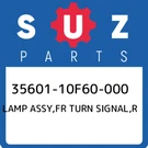 35601-10F60-000 Suzuki Lamp Assy,fr Turn Signal,r 3560110F60000, New Genuine Oem. Fixed Price $215.02.
