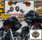 Oem Harley 15-25 Touring Road Glide & RG3 Front Turn Signals Amber Lens Factory. Fixed Price $149.95.