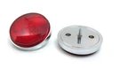Pair Rear Turn Signal Reflectors For 72-77 Suzuki GT380 GT550 GT750 Red. Fixed Price $20.00.