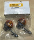 Nos Emgo Motorcycle Products 60-19720 Turn Signal Pair W/ 80MM Stem. Fixed Price $39.95.