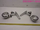 Small Marks/scratchs; Harley Davidson Chrome Passing Lamps Turn Signals Lights. Fixed Price $181.49.