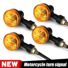 4X Motorcycle Turn Signal Light Indicator Bullet Blinker Amber Universal Black. Fixed Price $15.98.