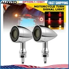 Motorcycle Led Bullet Turn Signals Light Brake Blinker Indicator Amber+red 2-20X. Fixed Price $8.99.