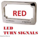 Led Turn Signal License Plate 4 X 7 Non-sequential Red Badlands Harley Softail. Fixed Price $122.88.