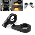 Motorcycle Led Fork Turn Signal Light Indicator Amber Harley Touring Dyna. Fixed Price $34.42.