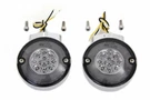 Chrome Led Turn Signal Set Front For Harley Davidson By V-twin. Fixed Price $163.40.