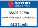 Suzuki Oem Part 35603-29E90 Lamp Assy,rear Turnsignal. Fixed Price $94.40.