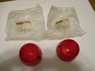 2 Nos Yamaha Motorcycle 1960'S-1970'S Rear Red Turn Signal Flasher Light Lenses. Fixed Price $69.95.