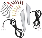 Show Chrome Led Marker Lights Amber/clear Lens For Honda Gold Wing 2018-2022. Fixed Price $108.74.
