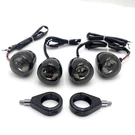 Smoke Lens Motorcycle Turn Signals Kit For Harley Davidson Bullet Led 41MM. Fixed Price $72.50.