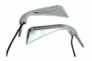 Chrome Evil Eye Led Mirror Set For Harley Davidson By V-twin. Fixed Price $119.90.