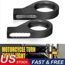 2X Front Motorcycle 39MM Fork Led Turn Signal Light Indicator Amber White Drl Us. Fixed Price $28.99.
