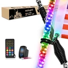 Led Whip 5FT Rgb Remote Control Spiral Chasing 2PCS Nilight Spring Base. Fixed Price $209.99.