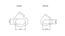 3597-SET Of Original Turn Signal Brackets Card Holder Compatible With Honda. Fixed Price $36.71.