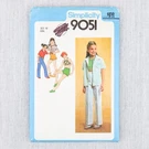 Vtg 1970S Simplicity Pattern 9051 Girls Shirt Halter Top Pants Shorts, Size 10. Fixed Price $7.00.