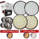 Eagle Lights 2" Harley Led Turn Signal Kit Gen Ii W/lenses Front 1157 Rear 1156. Fixed Price $179.99.
