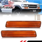 2X Amber Lens Front Bumper Turn Signal Lights For 91-97 Toyota Land Cruiser FJ80. Fixed Price $44.99.