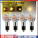4PCS Universal Motorcycle Turn Signal Indicator Blinker Amber Lights Durable 12V. Fixed Price $28.49.