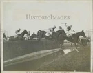 1934 Press Photo Jockeys Horses Jump At United Hunts Meet In Belmont Park. Fixed Price $24.99.
