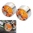 Turn Signal Light Turbine Amber Lenses Covers For Harley Dyna Softail Sportster. Fixed Price $28.98.