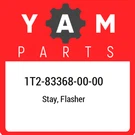 1T2-83368-00-00 Yamaha Stay, Flasher 1T2833680000, New Genuine Oem Part. Fixed Price $39.01.