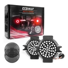 Fits Xk Glow Motorcycle Rear Led Turn Signal Kit - Flat Style Smoked Lenses. Fixed Price $89.99.
