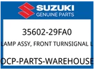 Suzuki Oem Part 35602-29FA0 Lamp Assy Front Turnsignal. Fixed Price $86.09.