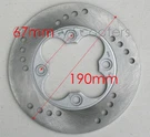 Peace Sports Diablo Chopper TPGS-302,402 50CC 110CC 125CC Front Disc Rotor. Fixed Price $17.24.
