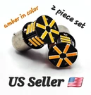 Pair Amber Led Turn Signal Bulbs For Vespa Lx 150 2006 2014 Visibility. Fixed Price $14.99.