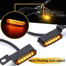 2PCS Mini Motorcycle Led Turn Signal Flasher Lights Amber For Harley Street Bike. Fixed Price $11.89.