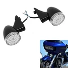 Black Front Amber Turn Signal Lights Fit For Harley Road Glide Fltrx Fltru 15-24. Fixed Price $41.99.