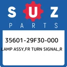 35601-29F30-000 Suzuki Lamp Assy,fr Turn Signal,r 3560129F30000, New Genuine Oem. Fixed Price $88.70.