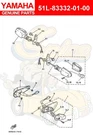 Yamaha Lens, Flasher 51L-83332-01-00 Oem New. Fixed Price $19.00.