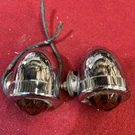 Harley Bullet Lights Amber Glass Not Oem. Fixed Price $49.00.