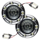 Eagle Lights 2" Rear 1156 Led Turn Signals For Harley Davidson Chrome Trim Ring. Fixed Price $99.99.