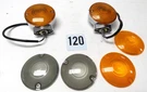 Genuine Harley Used Davidson Turn Signals (red) #69203-03 (pair). Fixed Price $60.00.