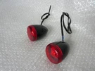 Harley Davidson Sportster Dyna Softail Black Bullet Style Rear Turn Signals Oem. Fixed Price $49.99.