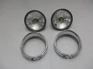 Harley-davidson 68414-05 Led Auxiliary Passing Light Lamp Set W/ Bezels-read. Fixed Price $74.64.
