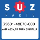 35601-48E70-000 Suzuki Lamp Assy,fr Turn Signal,r 3560148E70000, New Genuine Oem. Fixed Price $113.27.
