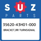 35620-43H01-000 Suzuki Bracket,rr Turnsignal 3562043H01000, New Genuine Oem Part. Fixed Price $37.34.