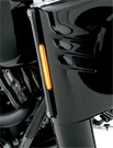 Alloy Art FDH-2 Front Signal Lights With Smoked Lens/amber Leds Harley-d. Fixed Price $188.06.