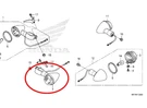 New Honda Front Left Turn Signal, 33450-MFR-305, Fits Some Motorcycles. Fixed Price $46.00.