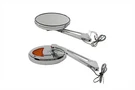 Ellipse Mirror Set With Led Turn Signal For Harley Davidson By V-twin. Fixed Price $173.90.