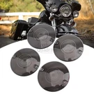 Pairs 3.2" Smoke Flashing Turn Signal Lenses Cover For Harley Touring Softail. Fixed Price $13.19.
