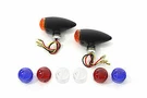 Mini Led Bullet Amber Lens Marker Lamp Set For Harley Davidson By V-twin. Fixed Price $49.40.